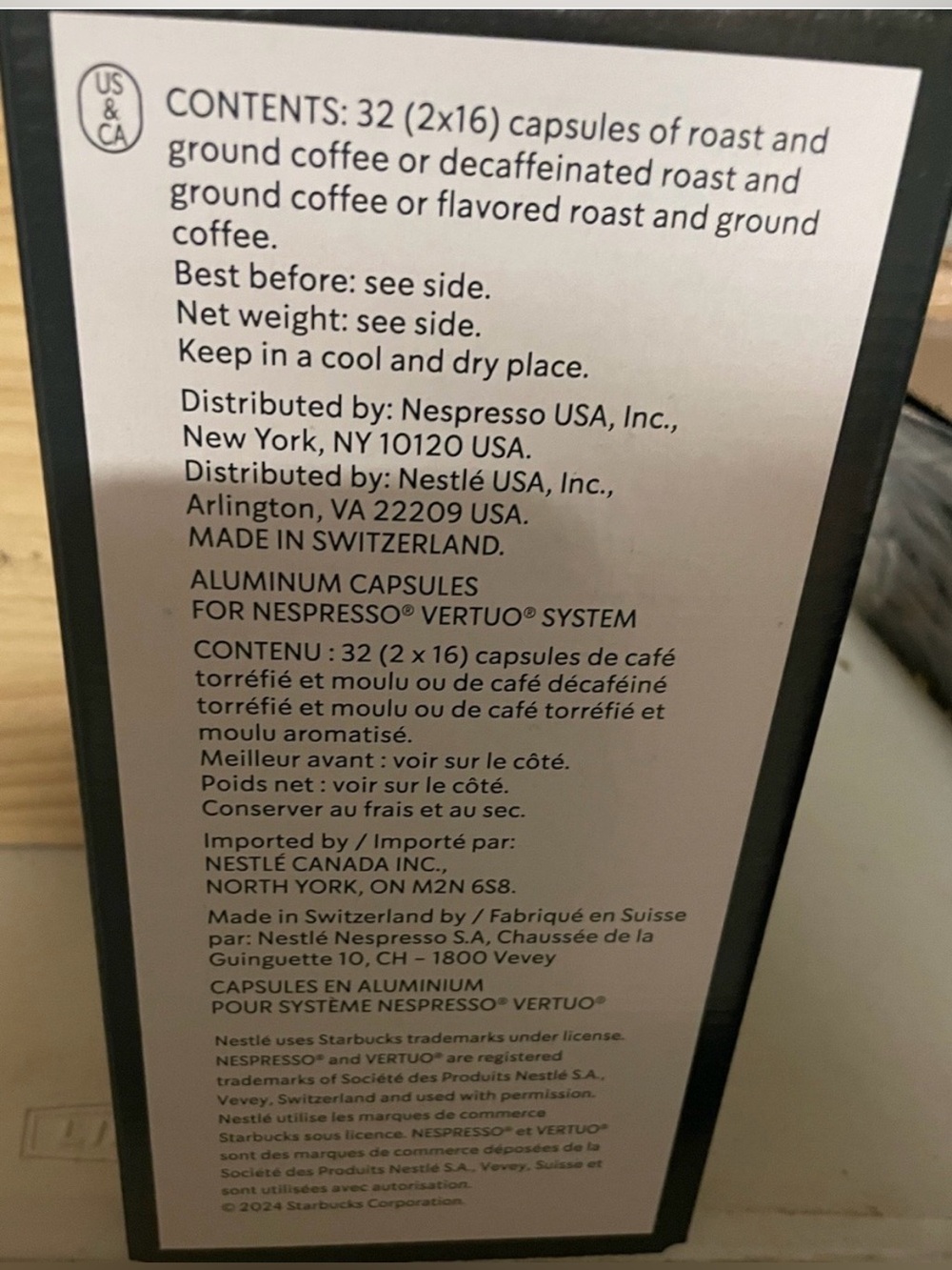 Nespresso starbucks 128 capsules .40 each - Picture 5 of 9